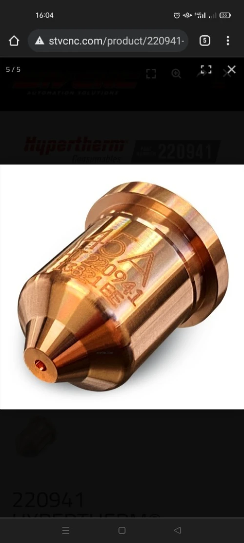 Hypertherm consommables originaux torches Power Max