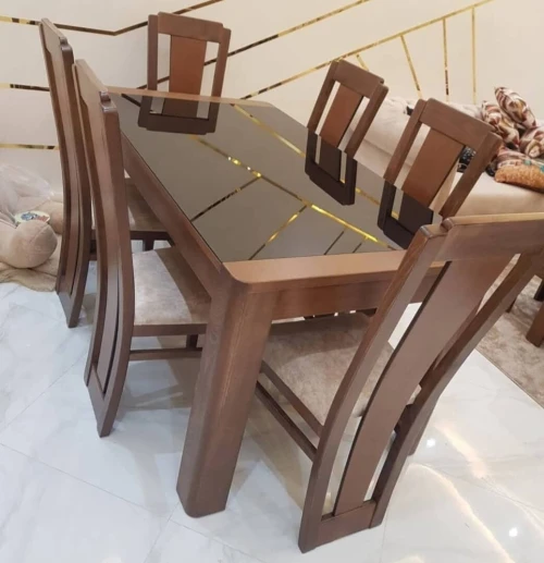 Table de cuisine et salon boit être 6 chaise