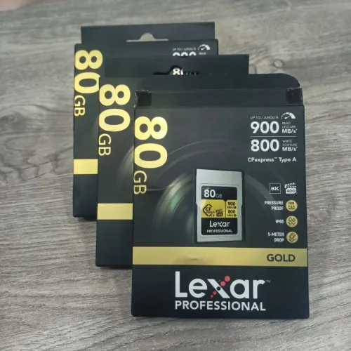 Lexar CFExpress type A Gold Series 80GB pour appareils photo Sony
