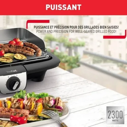 Barbecue Tefal EASYGRILL ADJUST INOX TABLE THERMOSTAT REGLABLE 2300 W