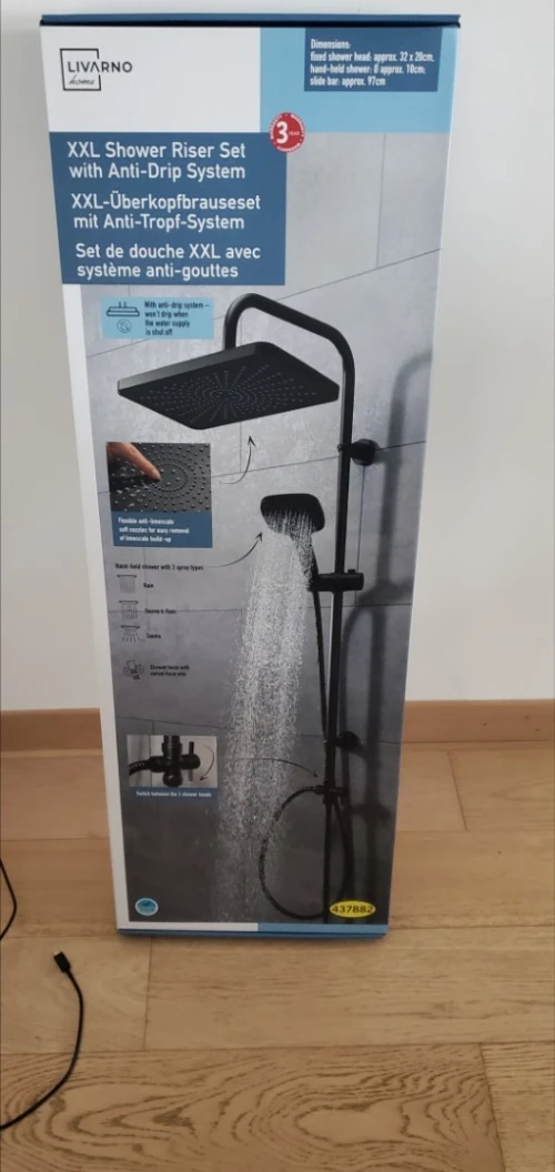 Set De Douche XXL Allemand Anti Gouttes Lovarno