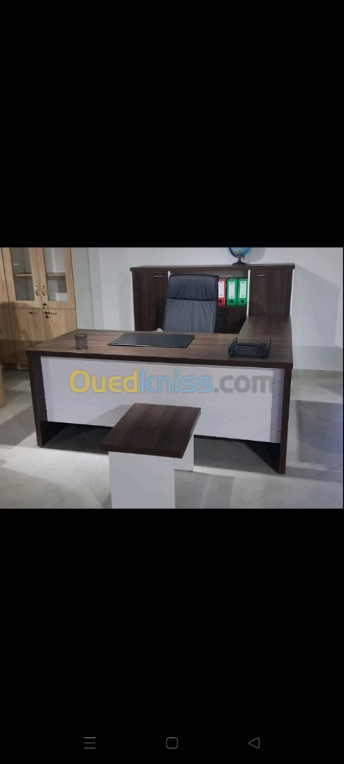 BUREAU MDF GAMME TASSILI FONCE 