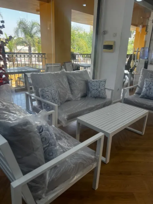 Salon de Jardin EN ALUMINIUM 4 Places