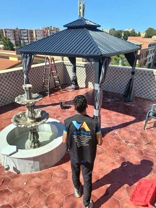 PERGOLA EN ALUMINIUM  IMPORTATION MALAISIE 