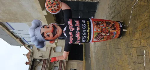 mascotte pub gonflable