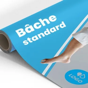 Bâche Standard Impression banderole PVC sur mesure - Bâche publicitaire