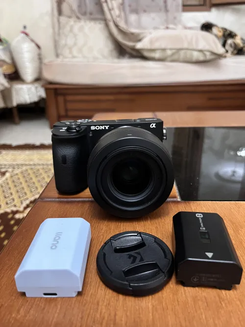 Sony a6600 + objectif sigma 30mm f 1.4 + 2 batteries