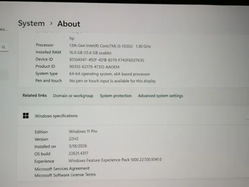 HP EliteBook 630 G10 (i5 13th/16GB/512GB) - État Neuf