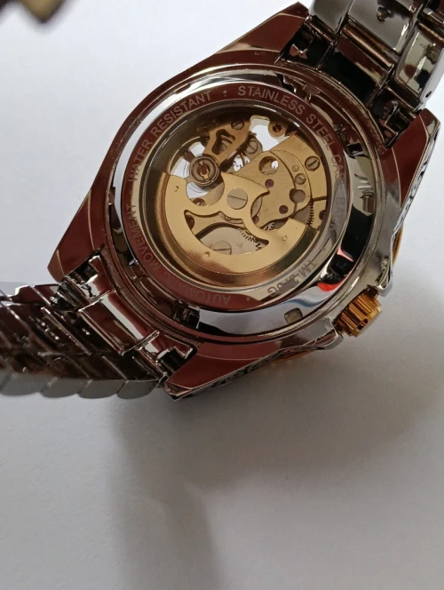 A vendre Montre automatique squelette Acier inoxydable