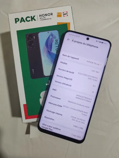 Honor 90 Lite + airbuds original