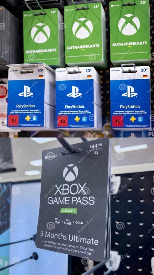 Xbox & PlayStation gift cards & xbox game pass