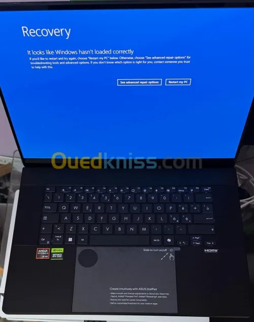 ASUS PROART P16 RYZEN AI9 HX370W NVIDIA RTX 4070 8GB/32GB /2T SSD NVME 4K OLED NEUF SANS AMBALAGE
