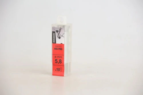 FORET ACIER HSS Ø 5.8 MM CHROME - DIAGER