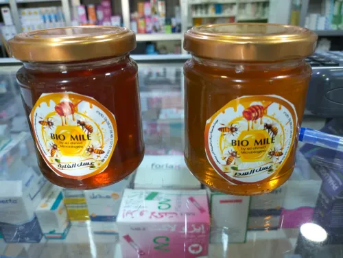 عسل الغابة الطبيعي وعسل السدر الصحراوي رطل ونصف
