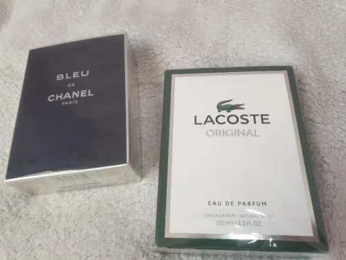 Parfum original Lacoste et chanel