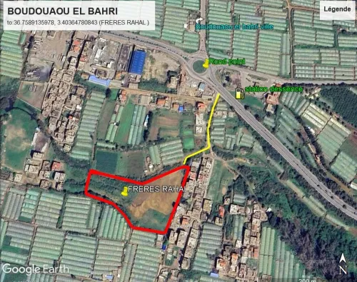 Vente Terrain Boumerdès Boudouaou el bahri