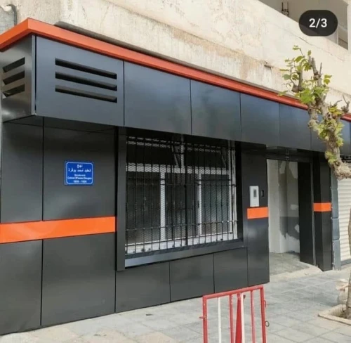 Habillage façades  allucoband et mur rideaux