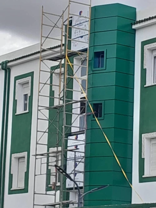 Habillage façades  allucoband et mur rideaux