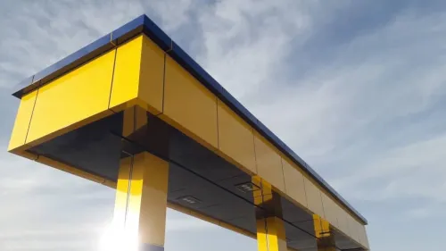 Habillage façades  allucoband et mur rideaux