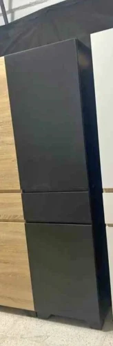 2 Colonnes de rangement en noir
