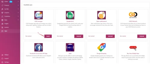 Création de boutique en ligne  Service professionnel