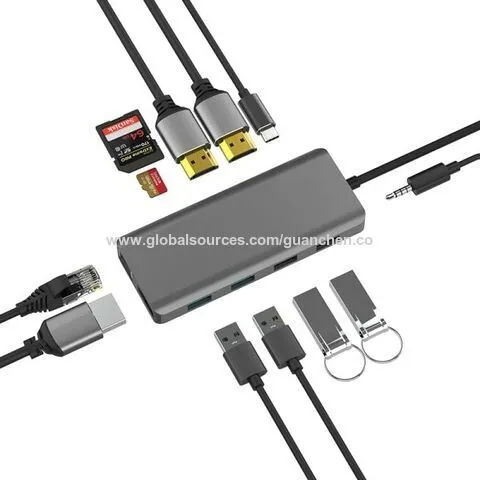Station d'accueil 11 en 1 Hub Multiport  HIKSEMI  HS-HUB-DS11   4K -100W 