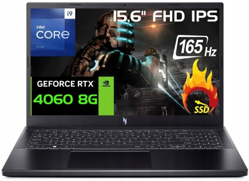 PC PORTABLE ACER NITRO V15 I9 13900H 16GB 512SSD RTX4060  8G -15.6"FHD 165Hz NEUF SOUS EMBALLAGE