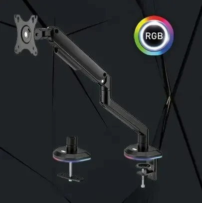 VORTEX VRX63-C012GL - SUPPORT ÉCRAN LED - 17" À 32" - RÉGLABLE - FIXATION BUREAU - VESA 75/100