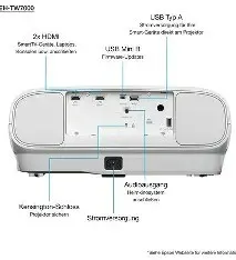 Vidéo Projecteur Epson EH-TW7000 - Tri-LCD 4K PRO-UHD - 3000 Lumens