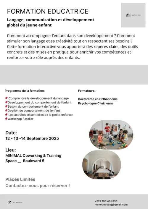 Formation certifiée pour Éducatrices et Professionnels de la Petite Enfance !