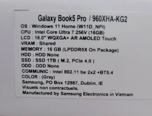 Galaxy Book5 Pro