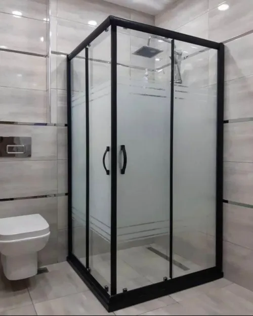 Cabine de douche en verre trempé 