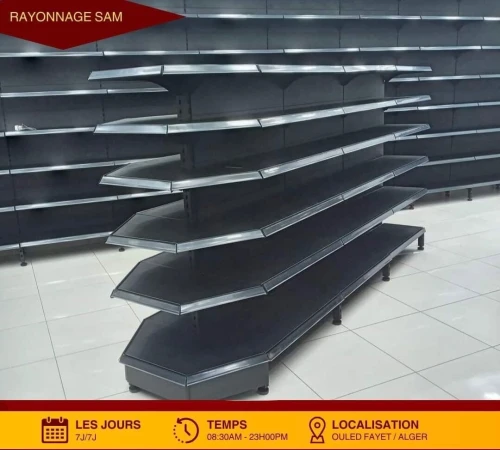 Rayonnage Superette / Rayonnage Magasin / Étagère Métallique / Rayonnage Pour Fourniture Scolaire