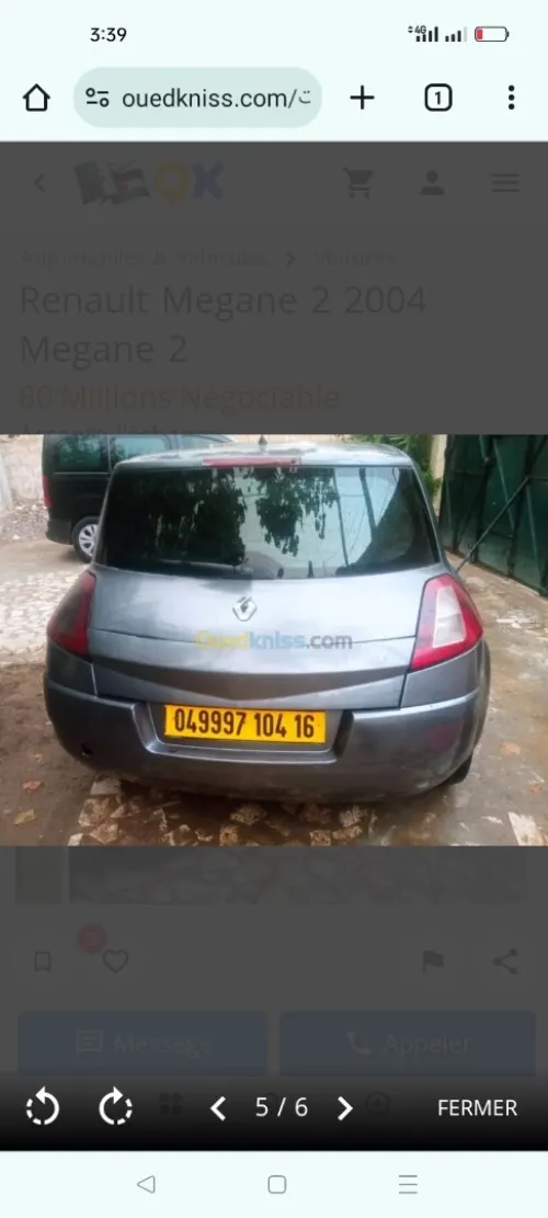 Megane Rounulte 2004 