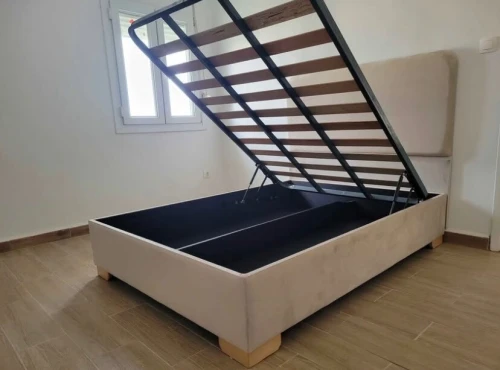 Lit sommier coffret métallique