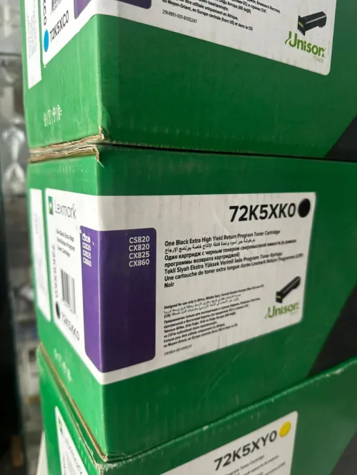 Toner Lexmark 72K5X - C0-K0-Y0