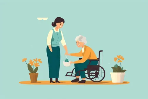 Auxiliaire de vie pour femme handicapée où vielle 