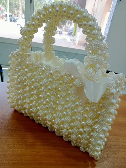 Sac fête mariage blanc