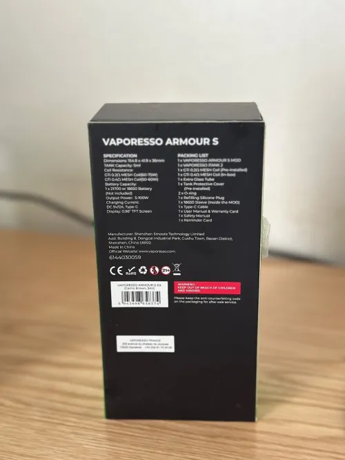 Vape vaporesso armour s