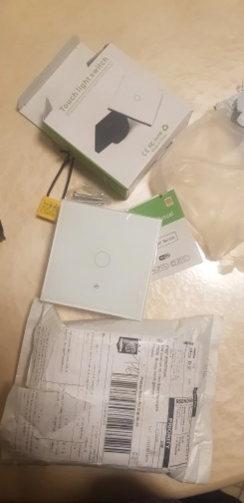 Interrupteur tactile connecté WIFI/RF fonctionne avec Tuya, smart Life, Alexa