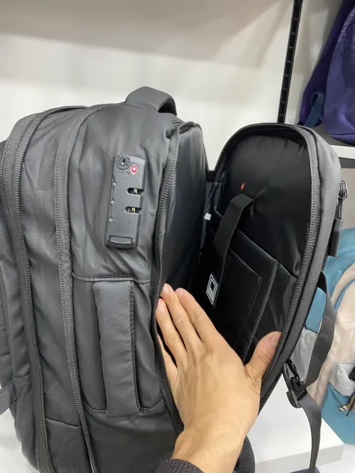 Sac a dos cartable compression sous vide extensible
