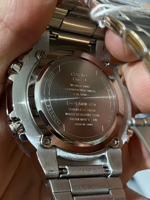 Montre Homme CASIO Acier  Classique, Solide et Intemporelle