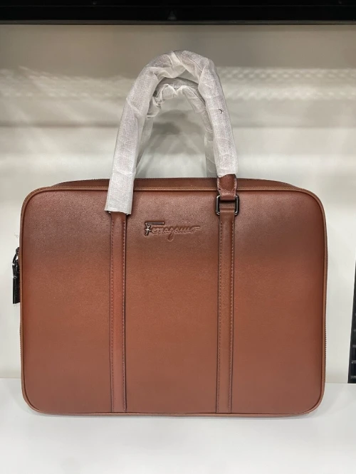 Cartable en cuir véritable