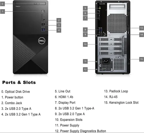 Unité Dell VOSTRO 3019 i5 12ème 