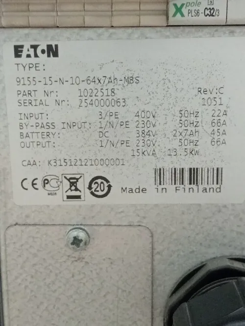 Onduleur 15KVA Eaton 