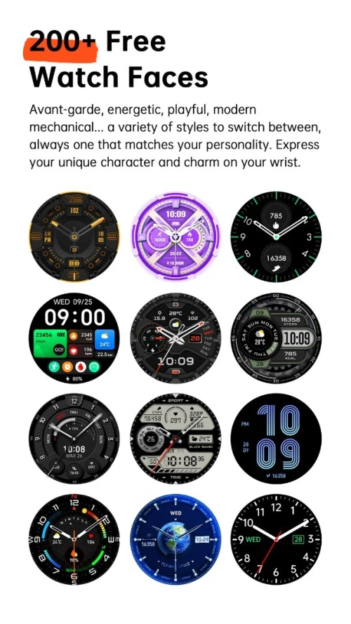 GS3 black shark smartwatch
