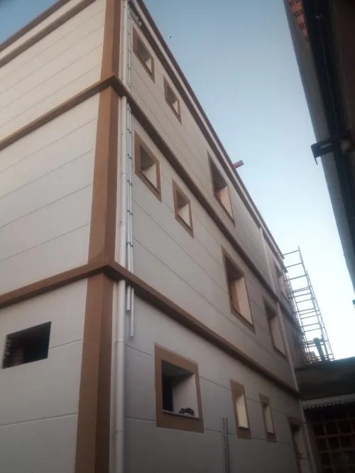 revêtement façades monocouche/griffé
