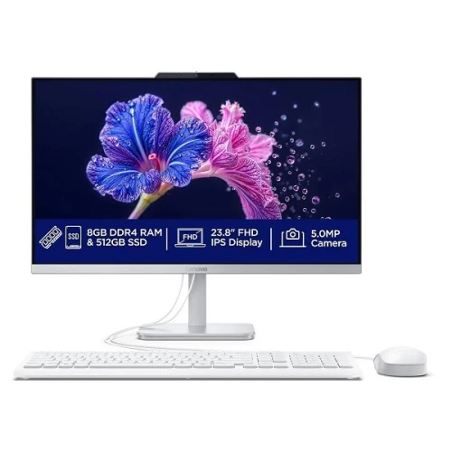 AIO LENOVO A100 CPU i3-N305 RAM 8G SSD 512G ECRAN 23.8"FHD IPS