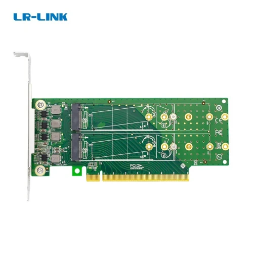 PCIe x16 to 4 Port M.2 NVMe SSD Adapter