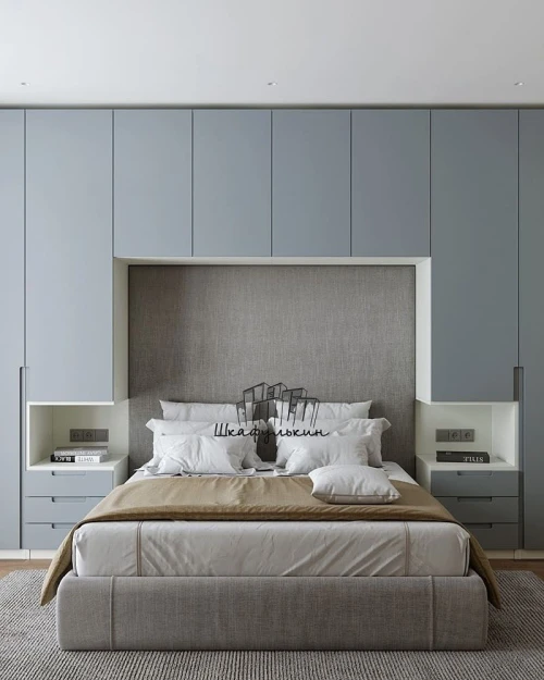 chambre a coucher luxe en MDF et high gloss